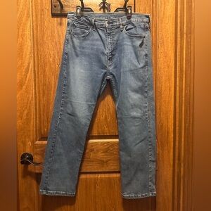 Levi's Men’s Straight Jeans in Light Blue Wash